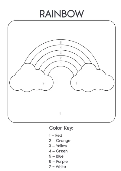 Free Editable Color-by-Number Coloring Book Template to Edit Online