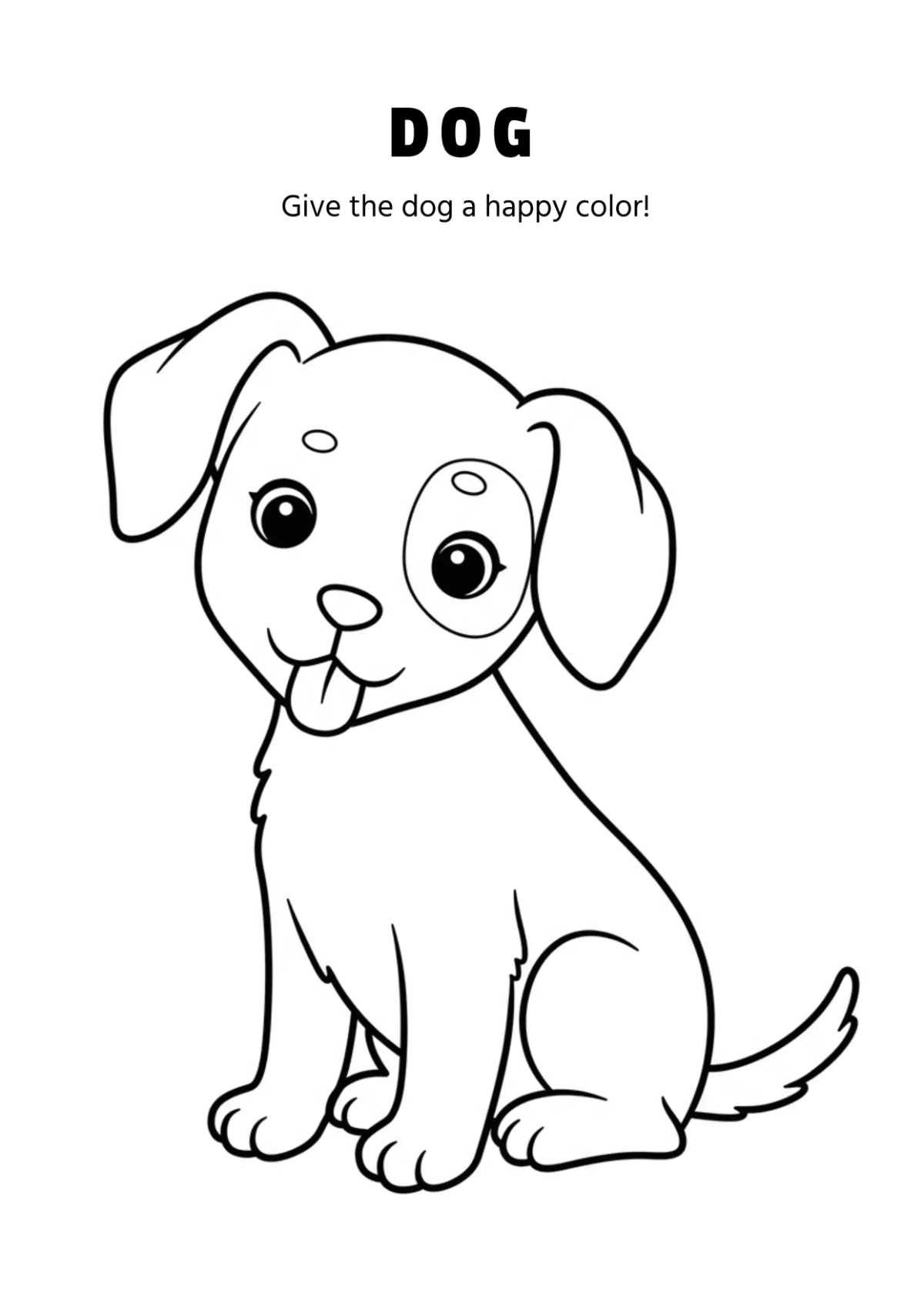 Free Animal Coloring Books for Preschool Template to Edit Online