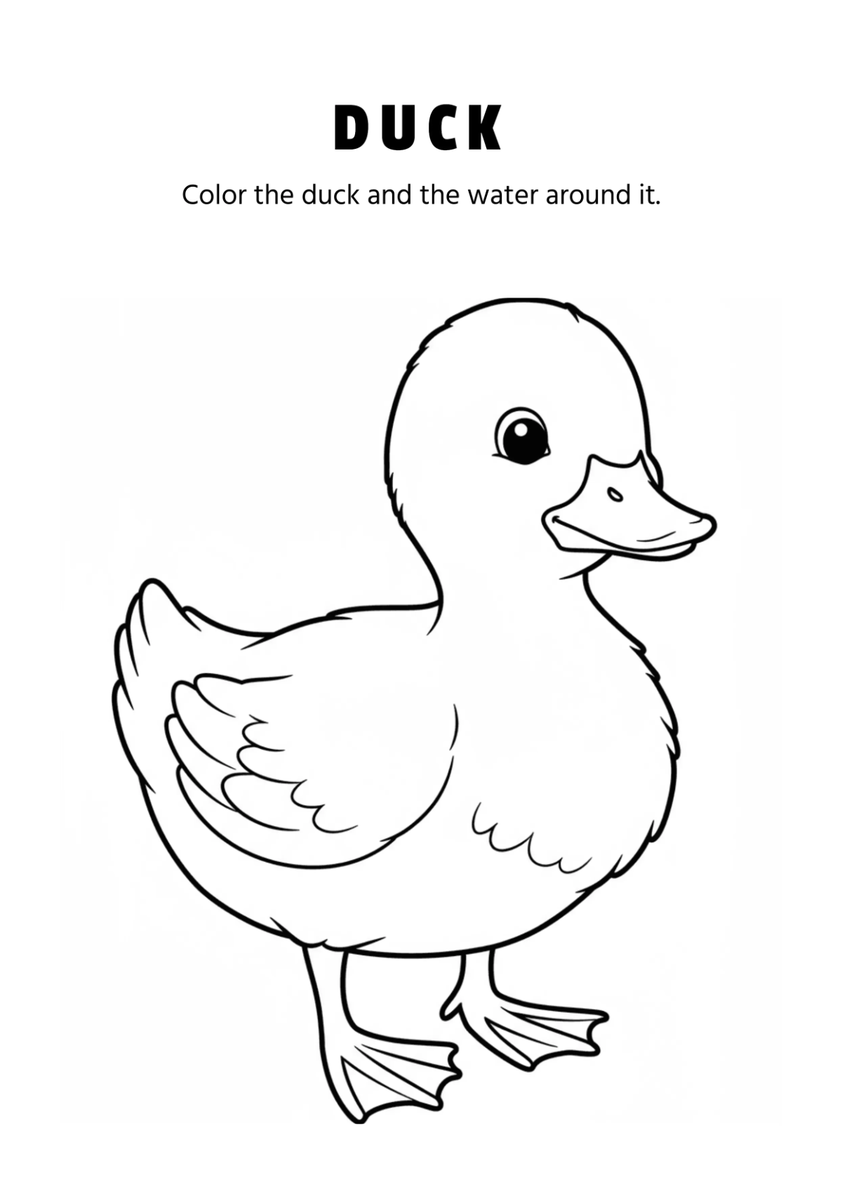 Free Animal Coloring Books for Preschool Template to Edit Online