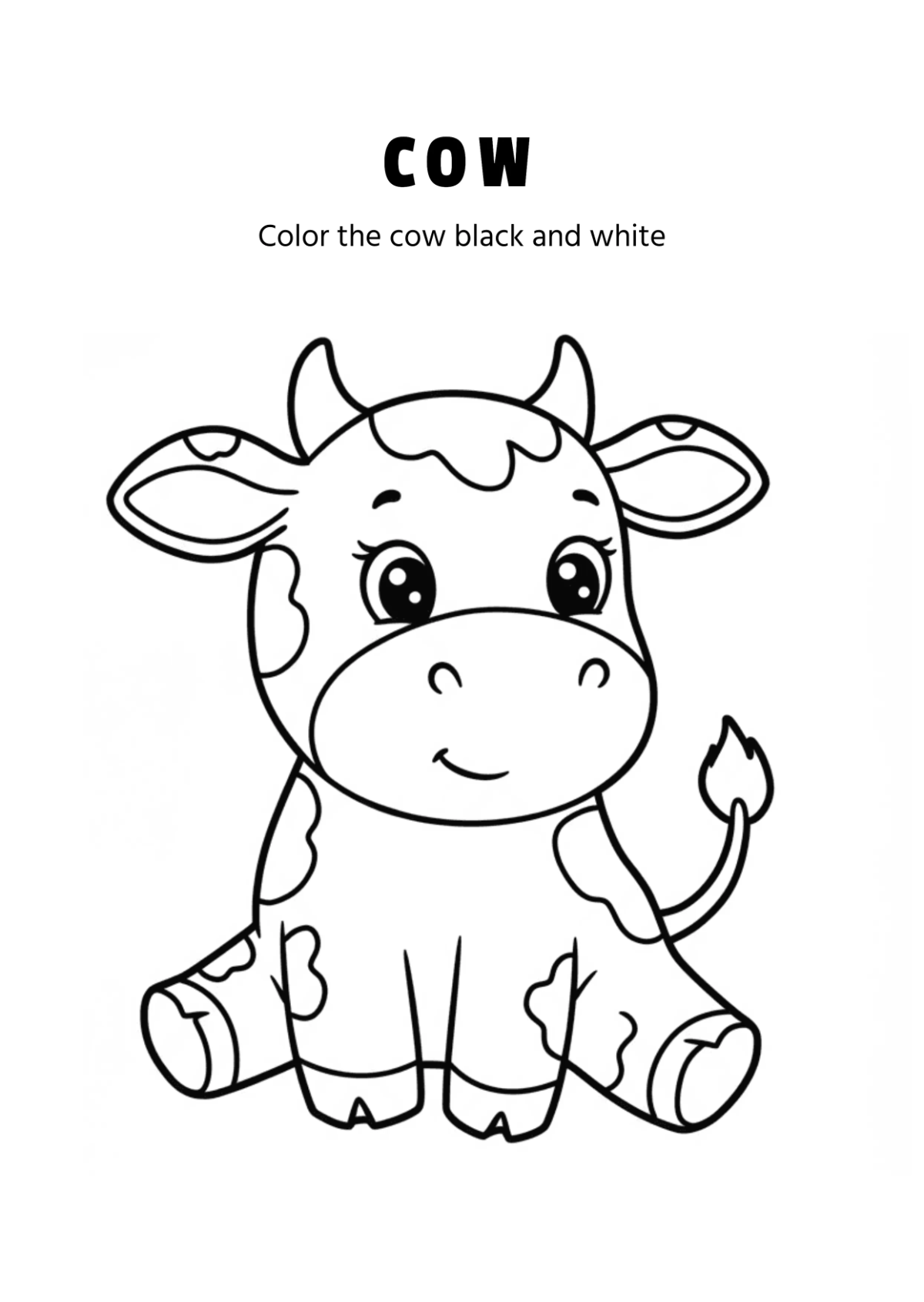 Free Animal Coloring Books for Preschool Template to Edit Online