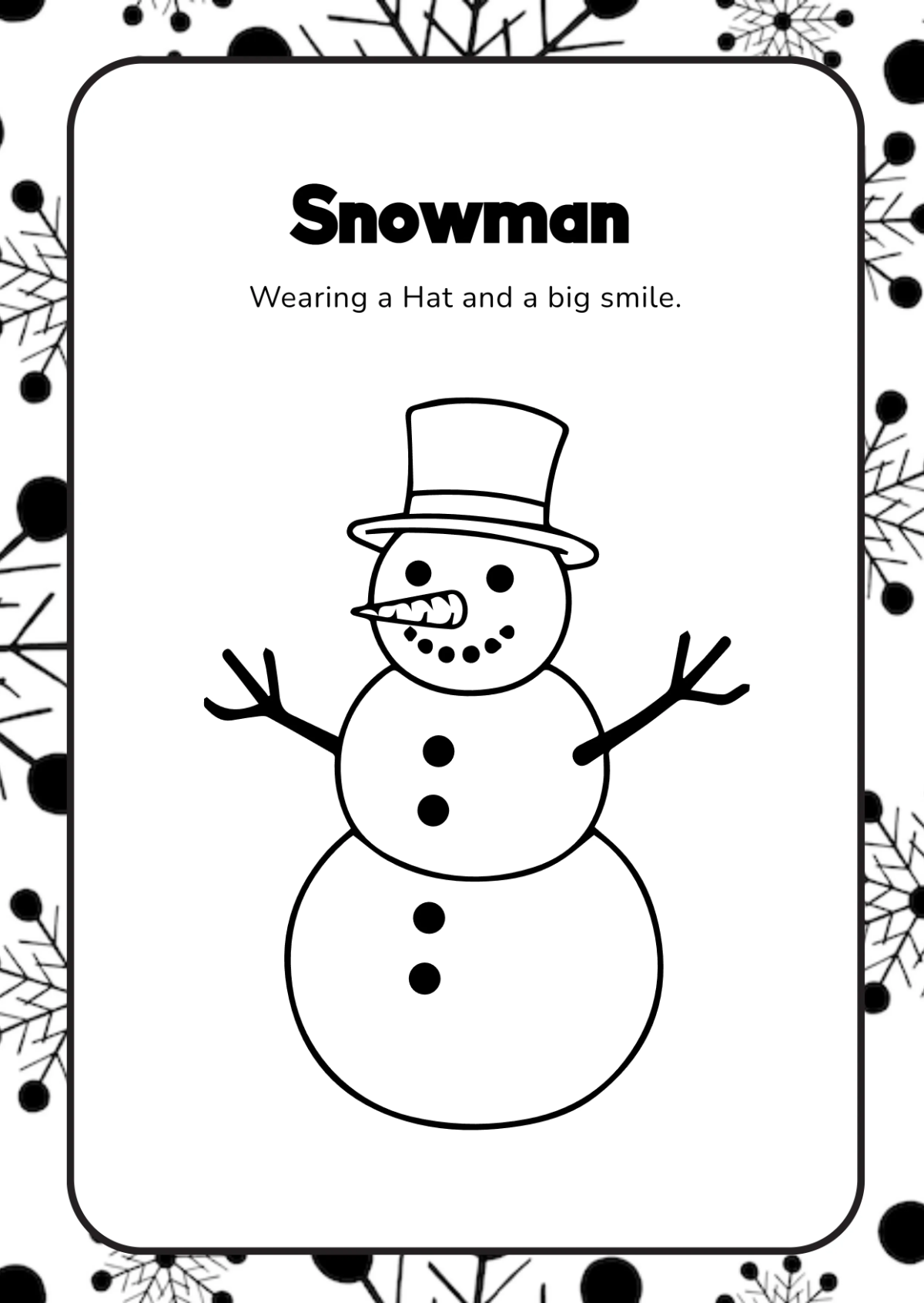 Free Christmas Coloring Book Template to Edit Online