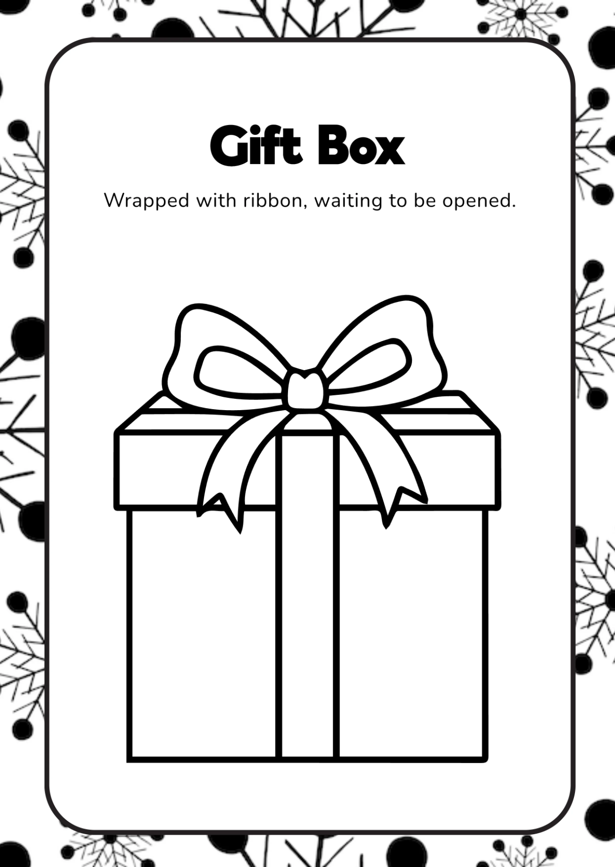 Free Christmas Coloring Book Template to Edit Online