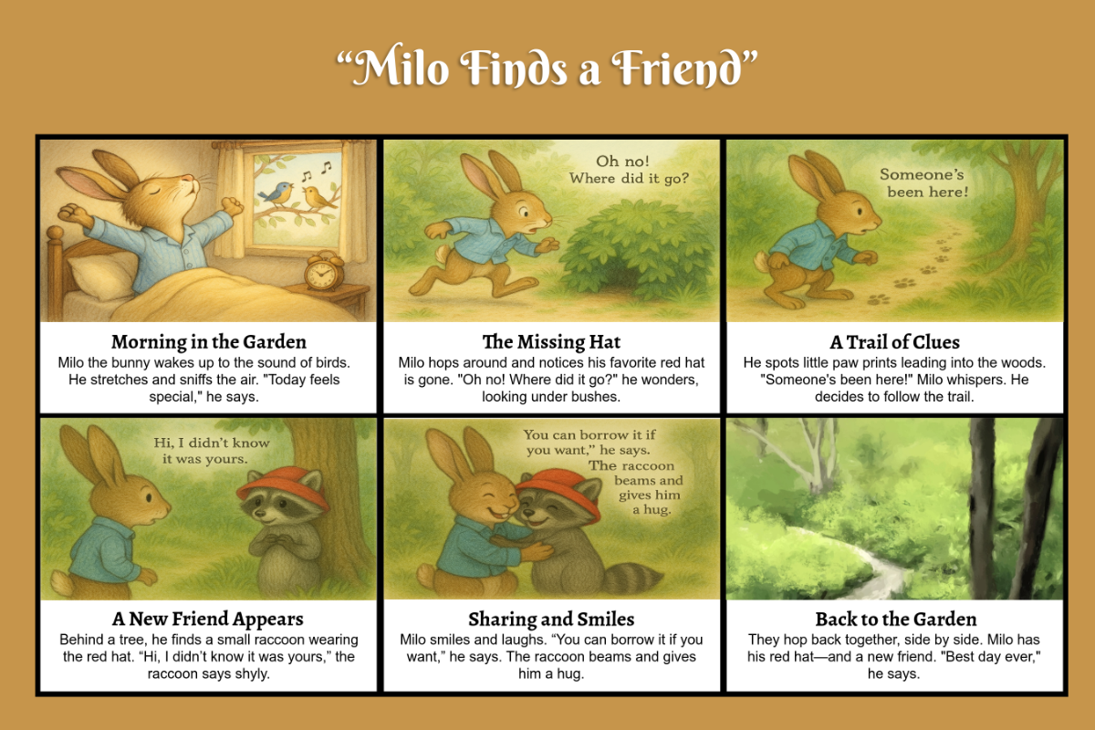 Free Simple Kids Storyboard Template to Edit Online