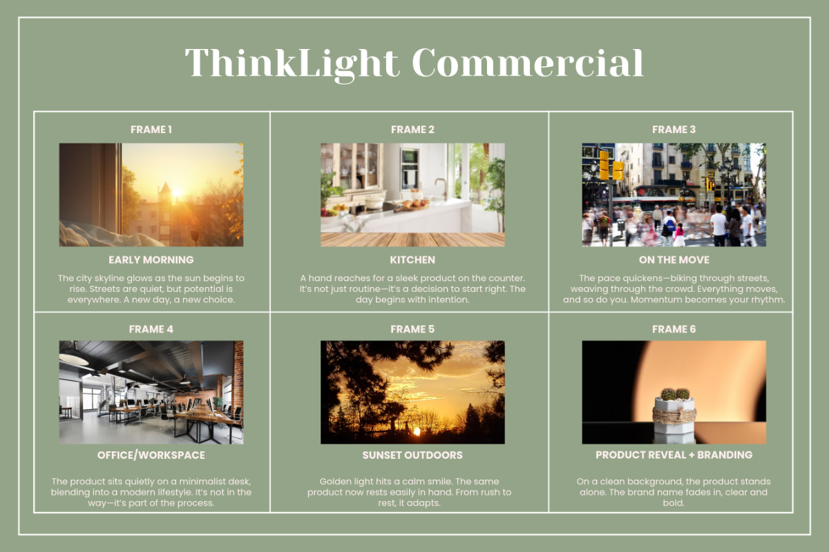 Modern Commercial Storyboard Template to Download