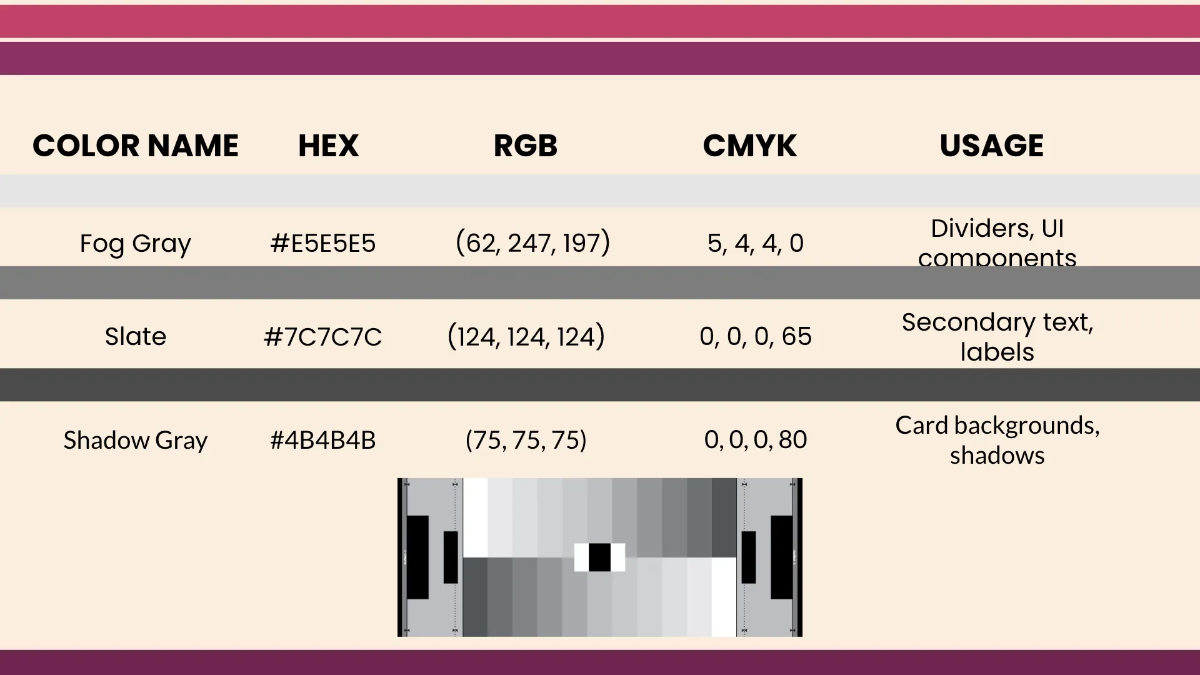 Free Brand Guidelines Color Palette Template to Edit Online