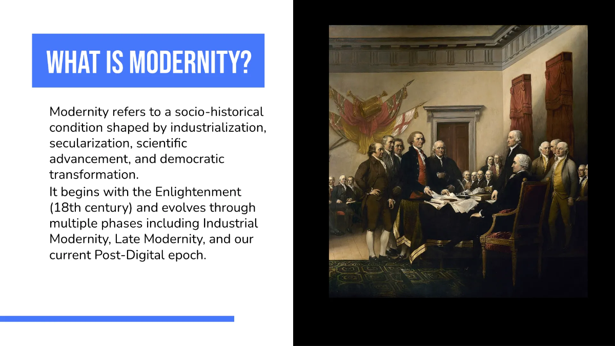 Free Modern Timeline Presentation Template to Edit Online