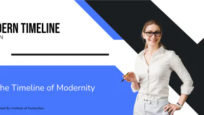 Free Modern Timeline Presentation to Edit Online