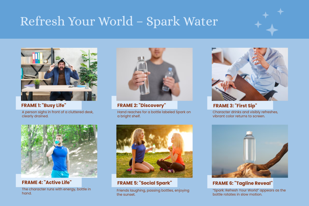 Free Marketing Campaign Storyboard Template to Edit Online