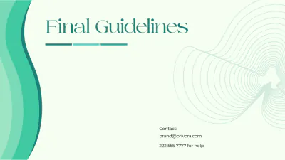 Free Logo Background  Brand Guidelines Template to Edit Online