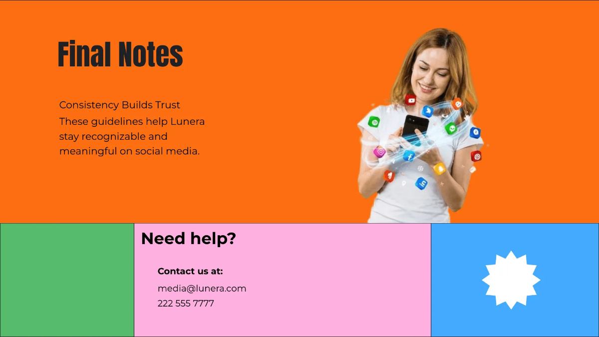 Free Social Media Brand Guidelines Template to Edit Online
