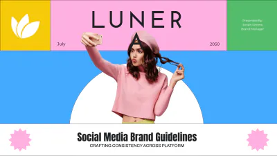 Free Social Media Brand Guidelines Template to Edit Online