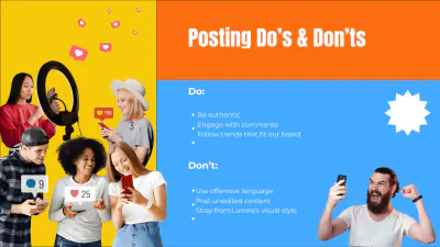 Free Social Media Brand Guidelines Template to Edit Online
