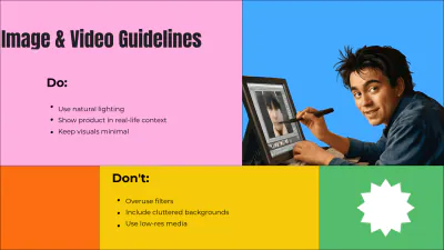 Free Social Media Brand Guidelines Template to Edit Online