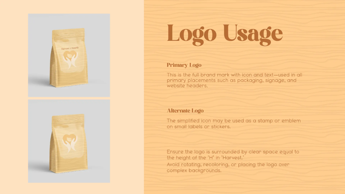 Free Simple Food Brand Guidelines Template to Edit Online