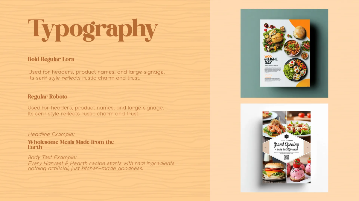 Free Simple Food Brand Guidelines Template to Edit Online