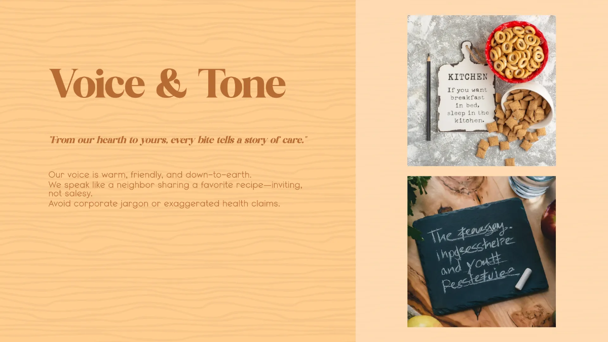 Free Simple Food Brand Guidelines Template to Edit Online