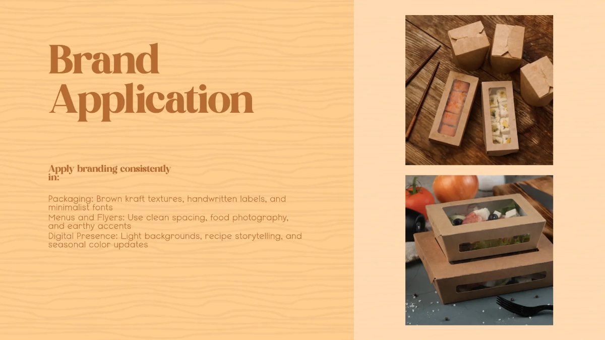 Free Simple Food Brand Guidelines Template to Edit Online