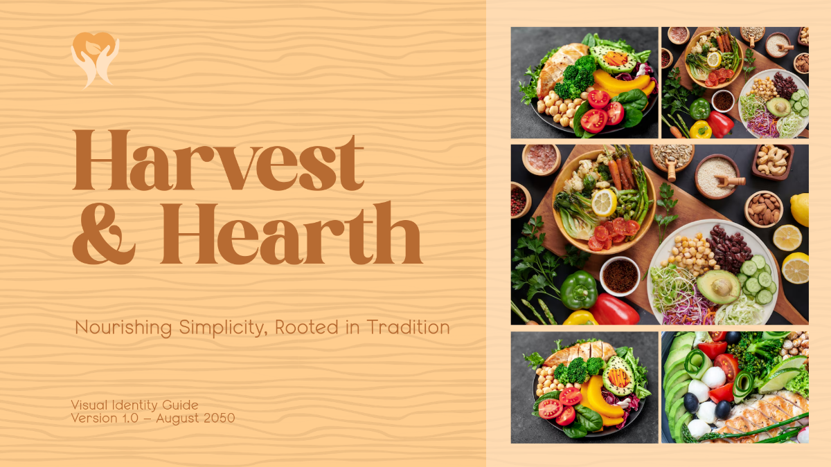 Simple Food Brand Guidelines Template
