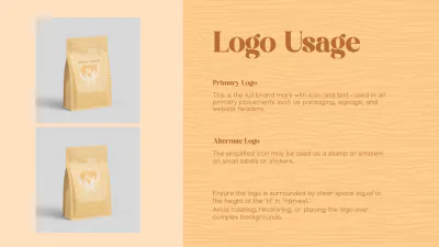 Free Simple Food Brand Guidelines Template to Edit Online