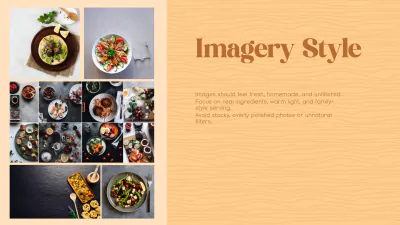 Free Simple Food Brand Guidelines Template to Edit Online