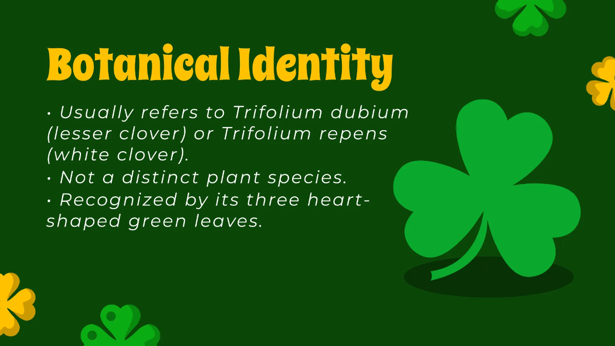 Free Shamrock Presentation Template to Edit Online