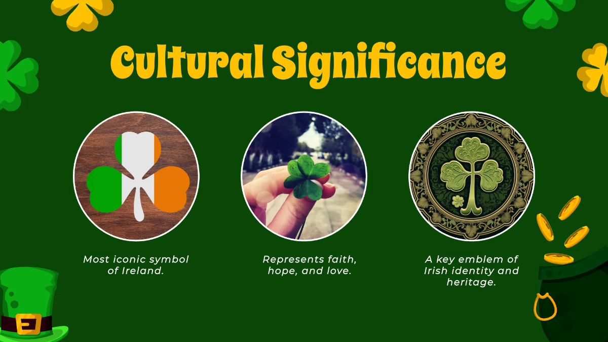 Free Shamrock Presentation Template to Edit Online