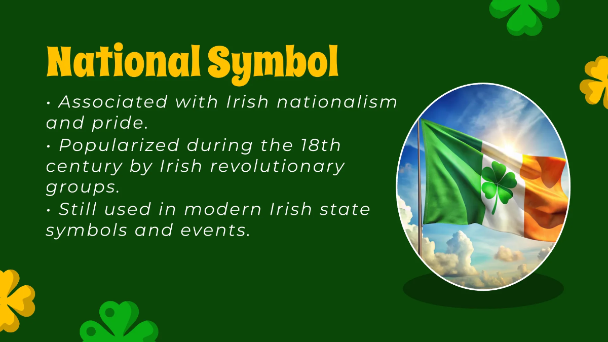 Free Shamrock Presentation Template to Edit Online