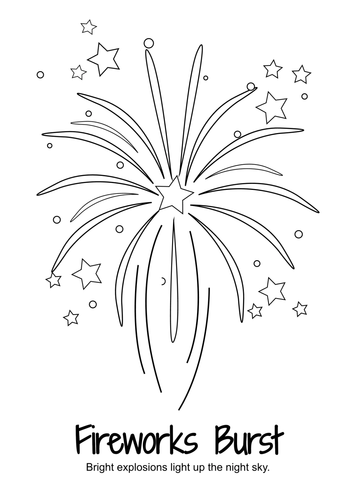 Free New Year’s Coloring Book Template to Edit Online
