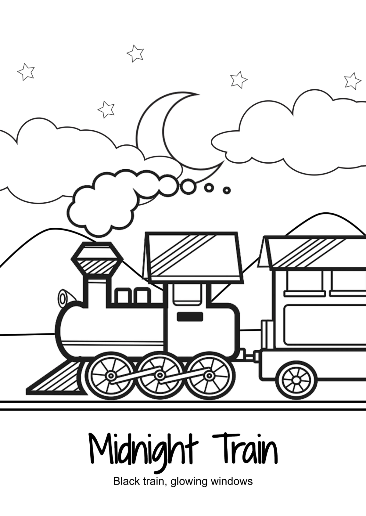 Free New Year’s Coloring Book Template to Edit Online