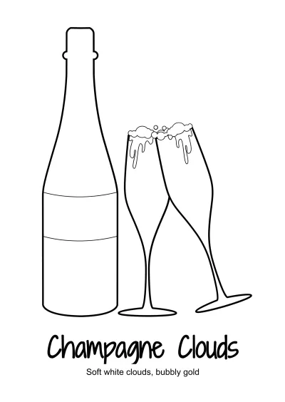 Free New Year’s Coloring Book Template to Edit Online