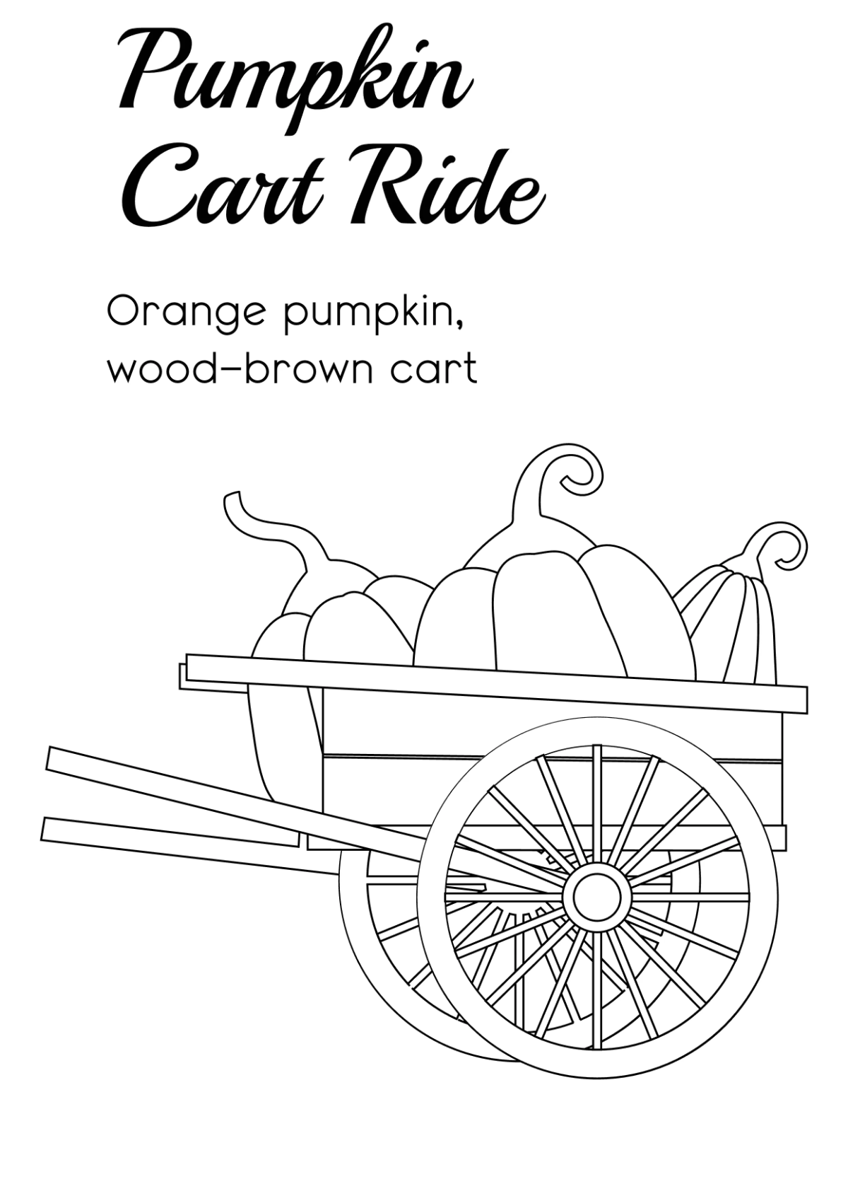 Free Thanksgiving Coloring Book Template to Edit Online