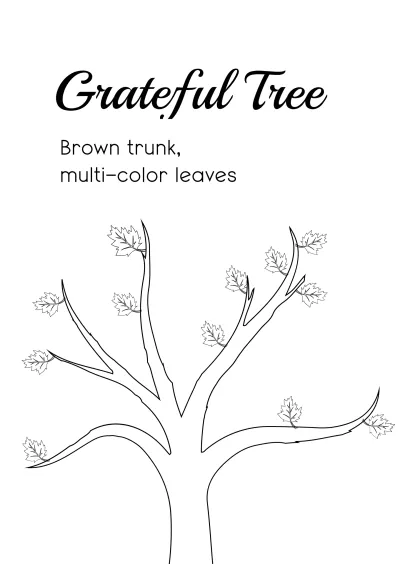 Free Thanksgiving Coloring Book Template to Edit Online