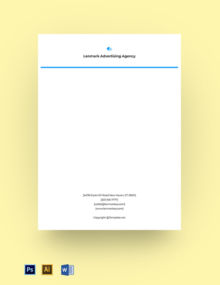 FREE Advertising Agency Letterhead Template - Download in Word, Google