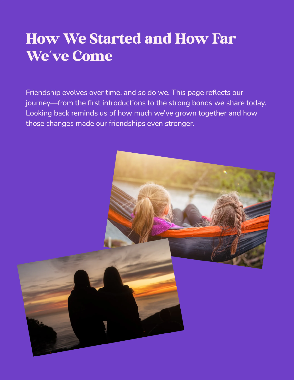 Free Friendship Yearbook Template to Edit Online