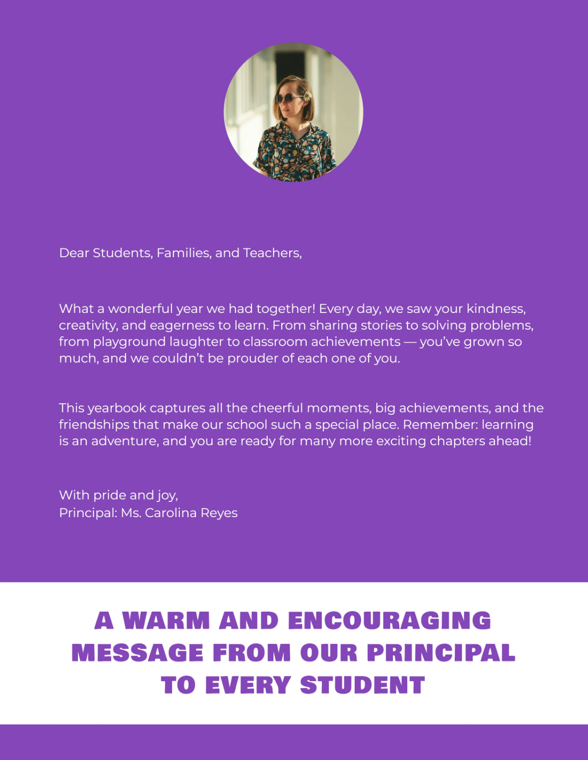 Free Elementary Yearbook Template to Edit Online