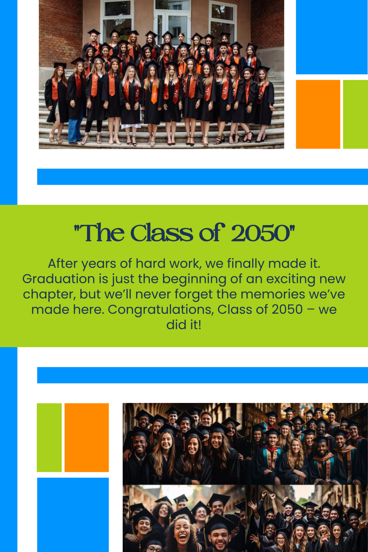 Graduation Yearbook Template to Download