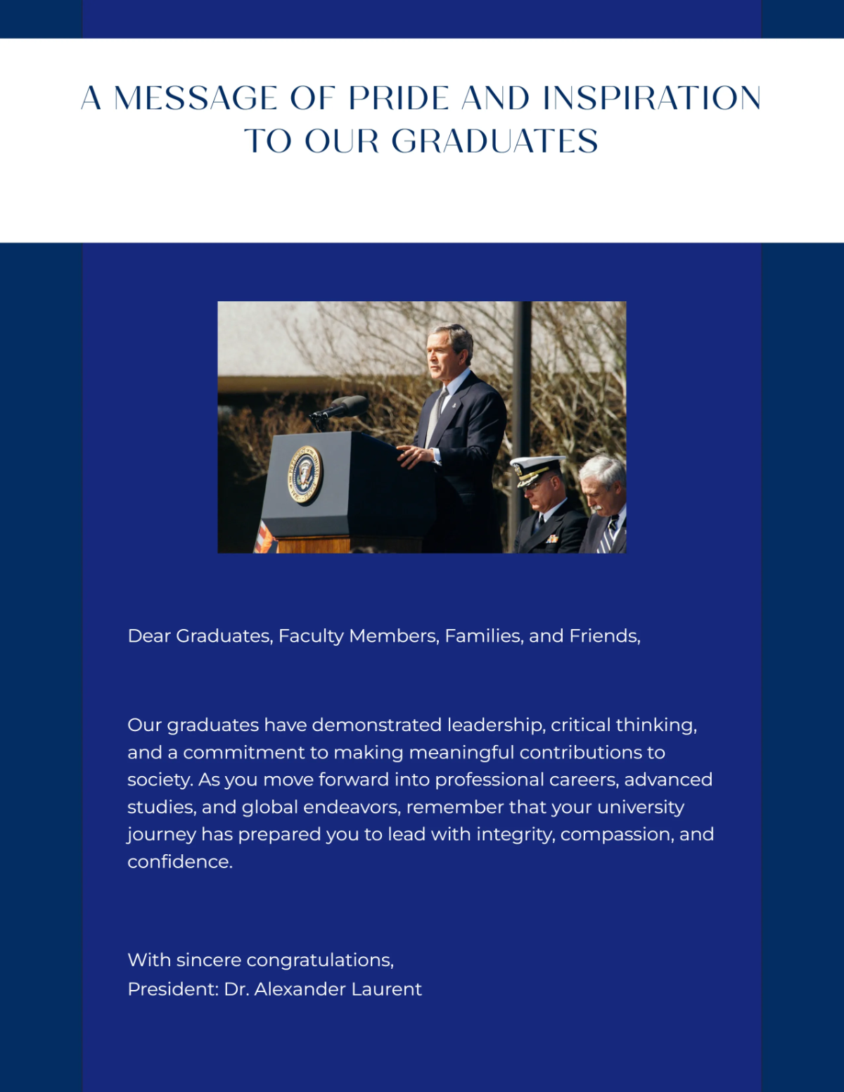 Free University Yearbook Template to Edit Online
