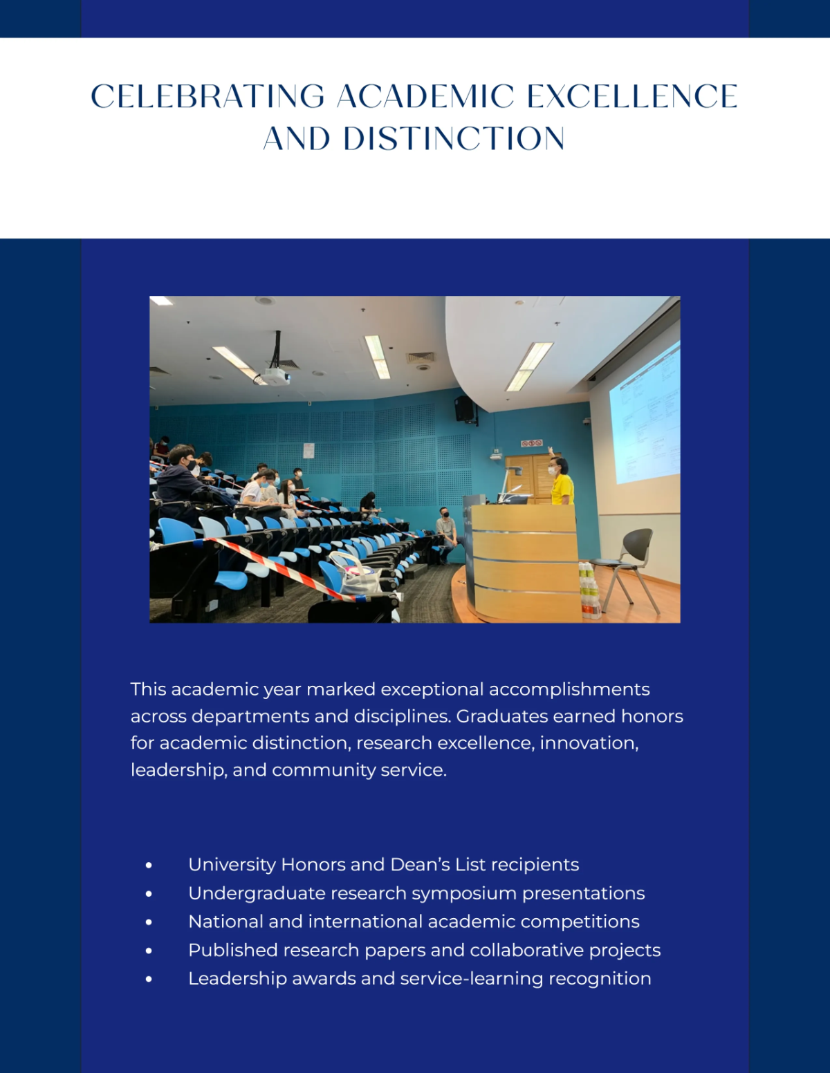 Free University Yearbook Template to Edit Online