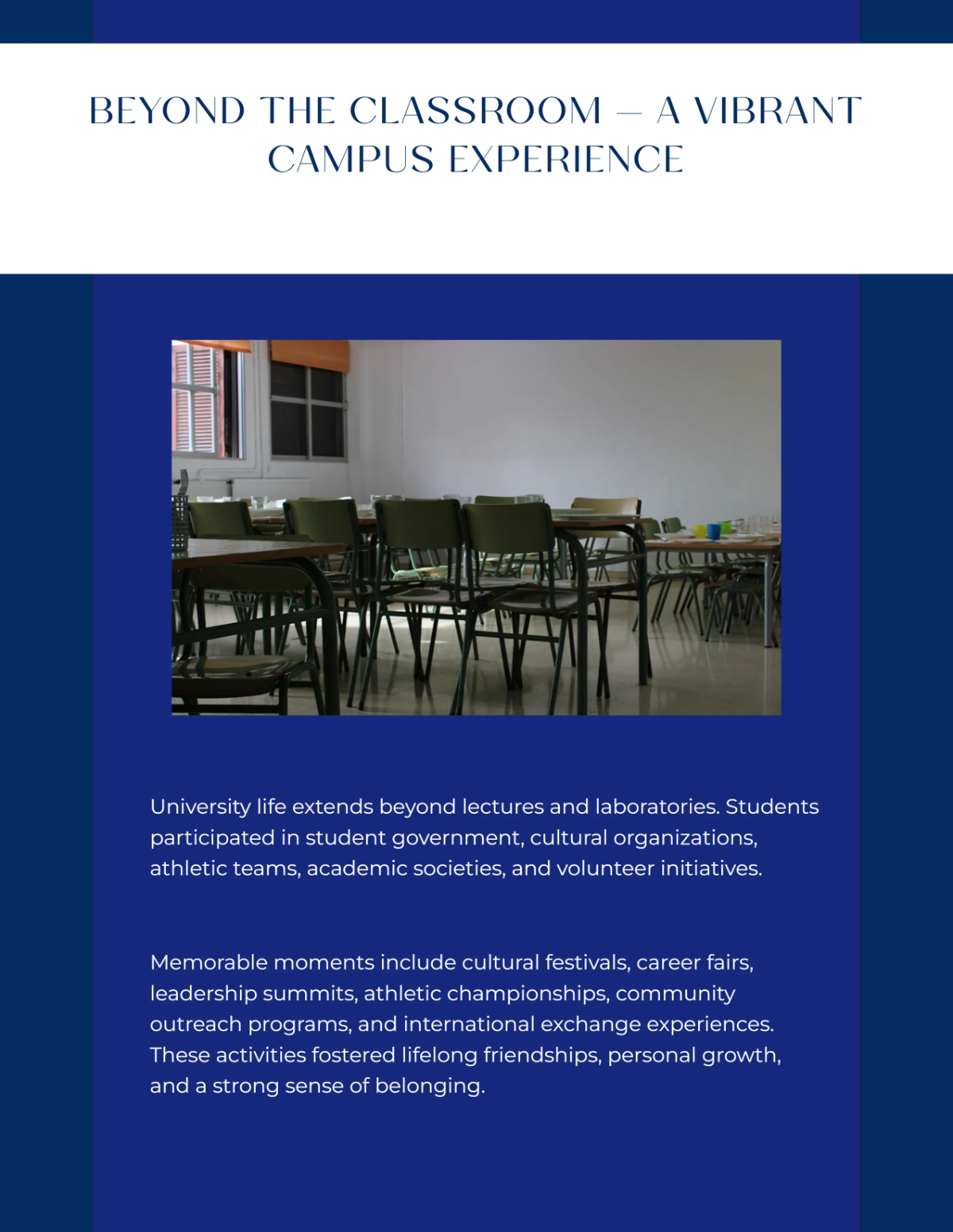 Free University Yearbook Template to Edit Online