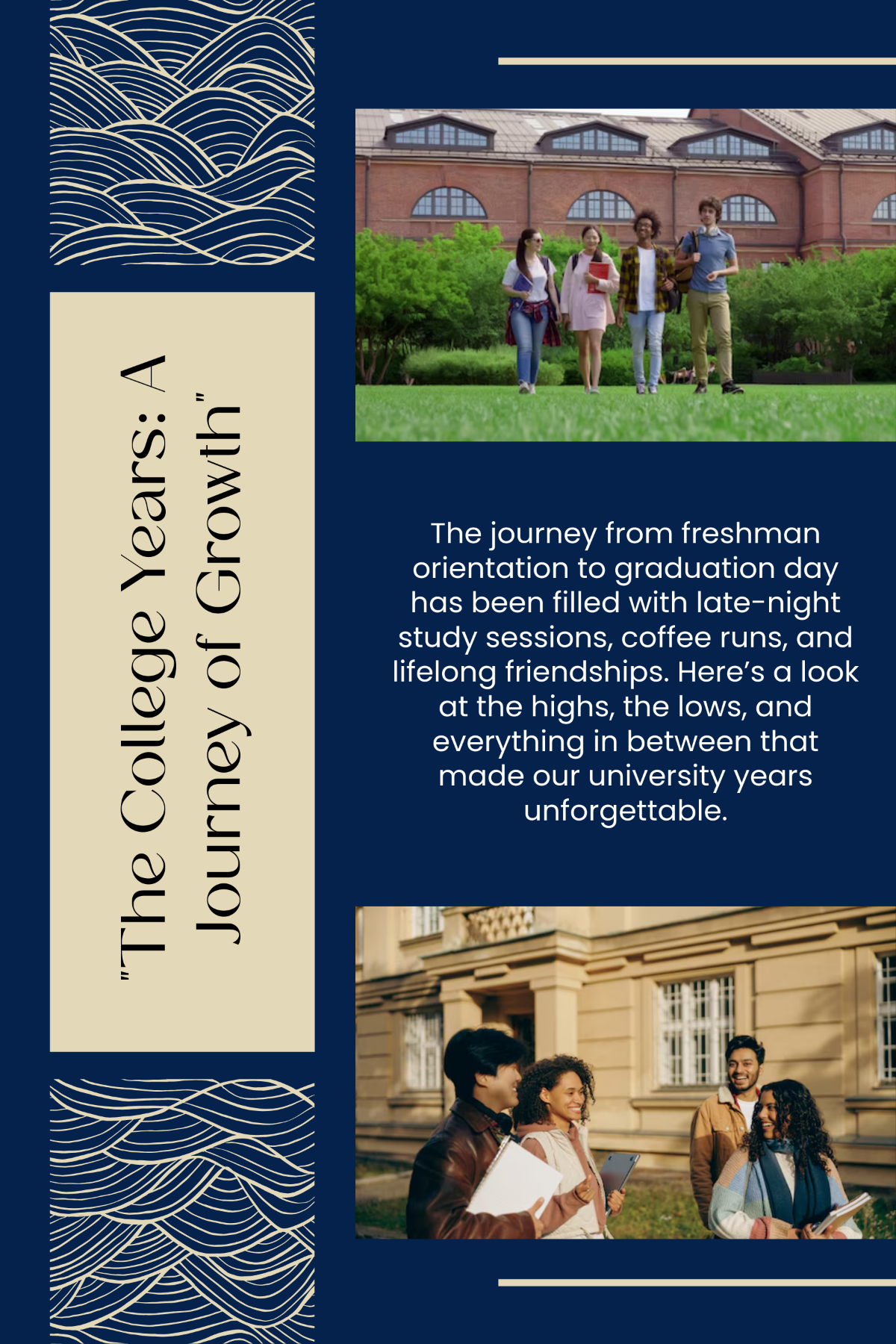 Free University Yearbook Template