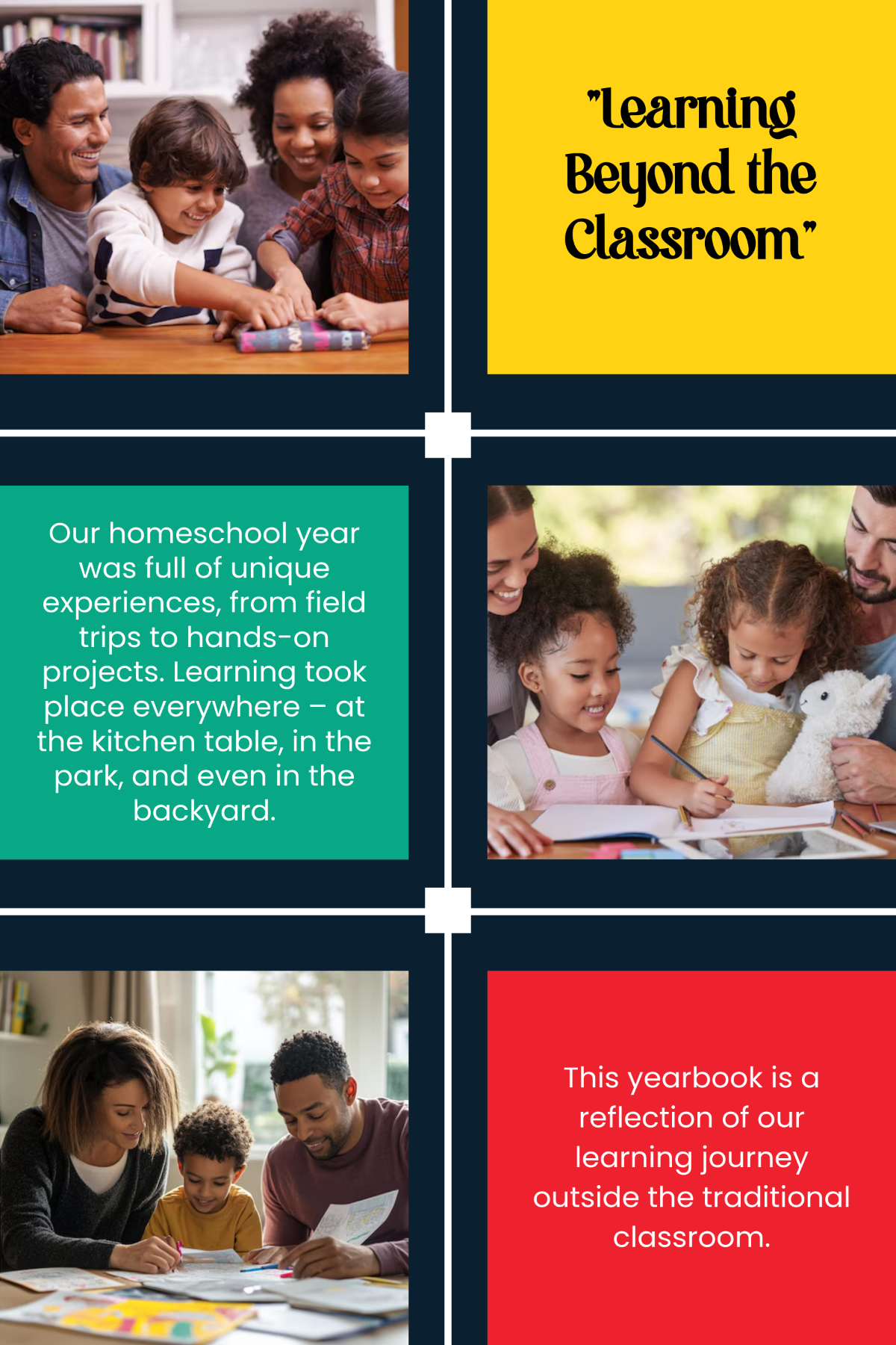 Free Homeschool Yearbook Template