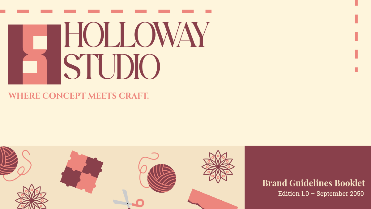 Brand Guidelines Booklet Template