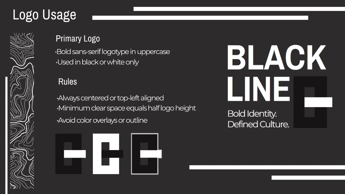 Free Black Brand Guidelines Manual Template to Edit Online