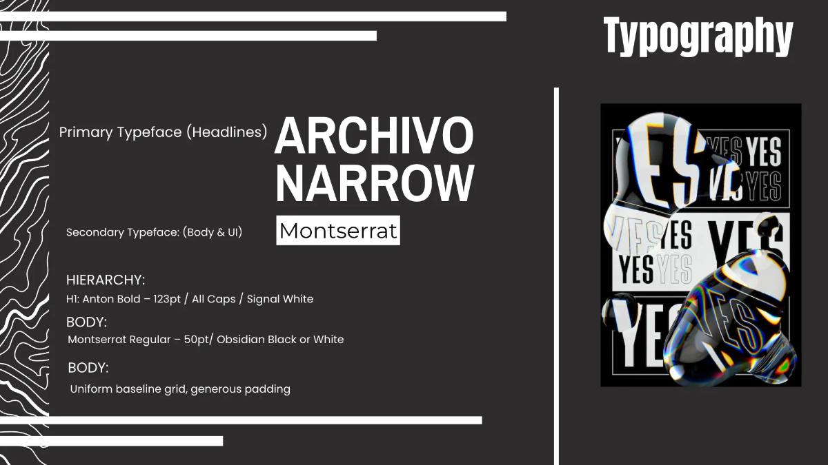 Free Black Brand Guidelines Manual Template to Edit Online