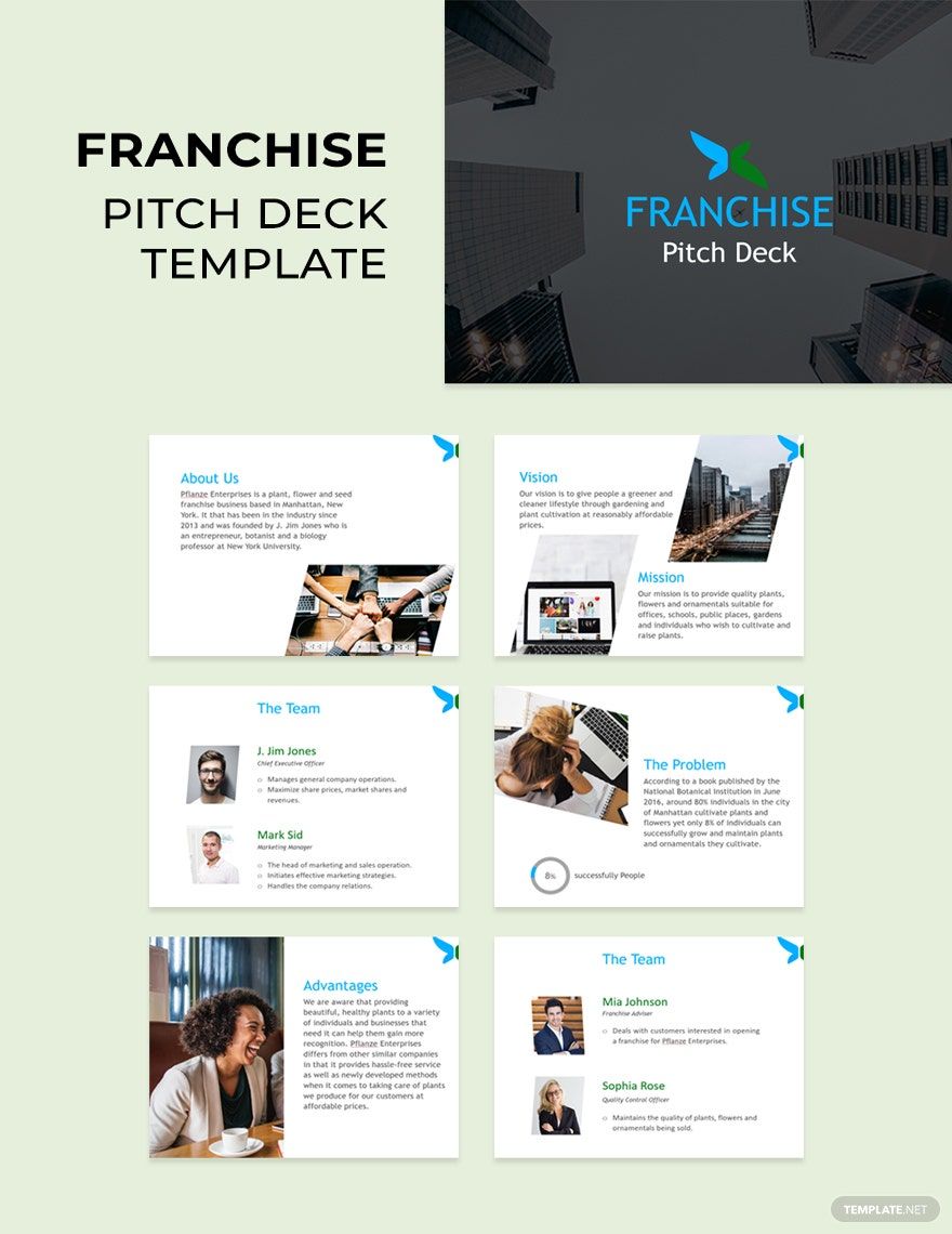 Franchise Pitch Deck Template