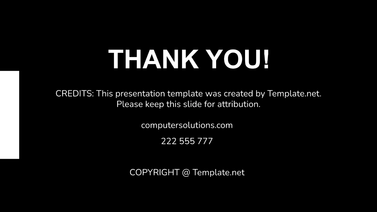 Free Black And White Timeline Presentation Template to Edit Online