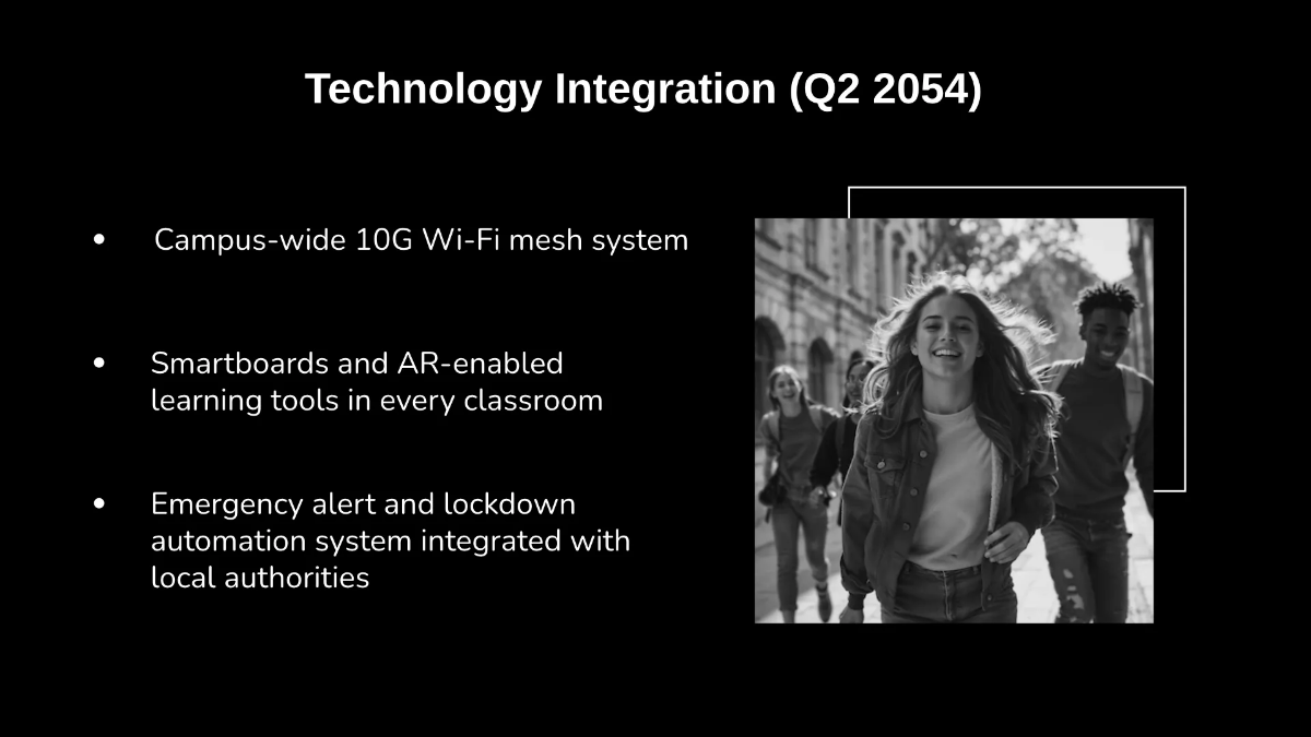 Free Black And White Timeline Presentation Template to Edit Online
