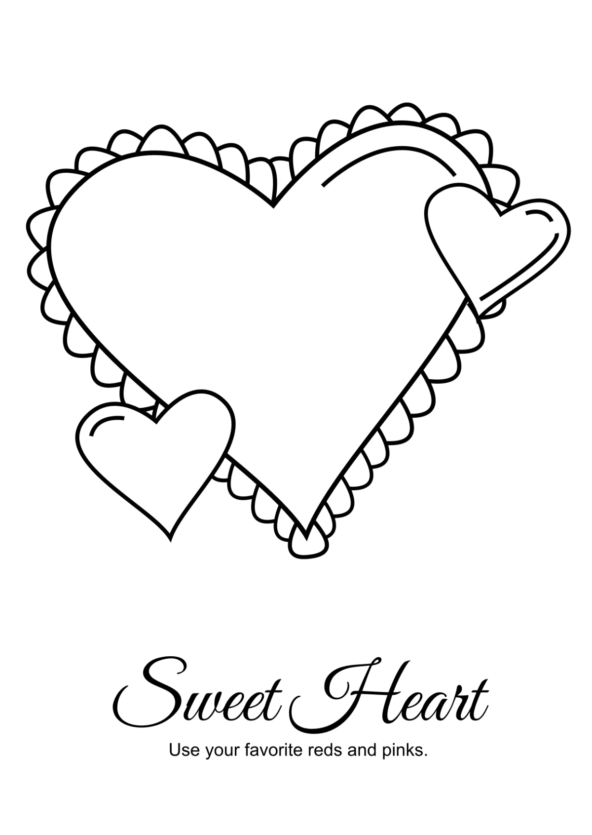 Free Valentine’s Day Coloring Book Template to Edit Online
