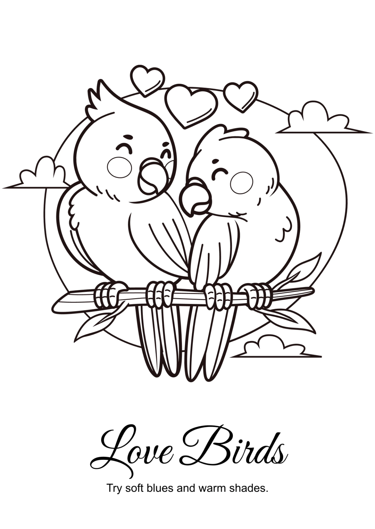 Free Valentine’s Day Coloring Book Template to Edit Online