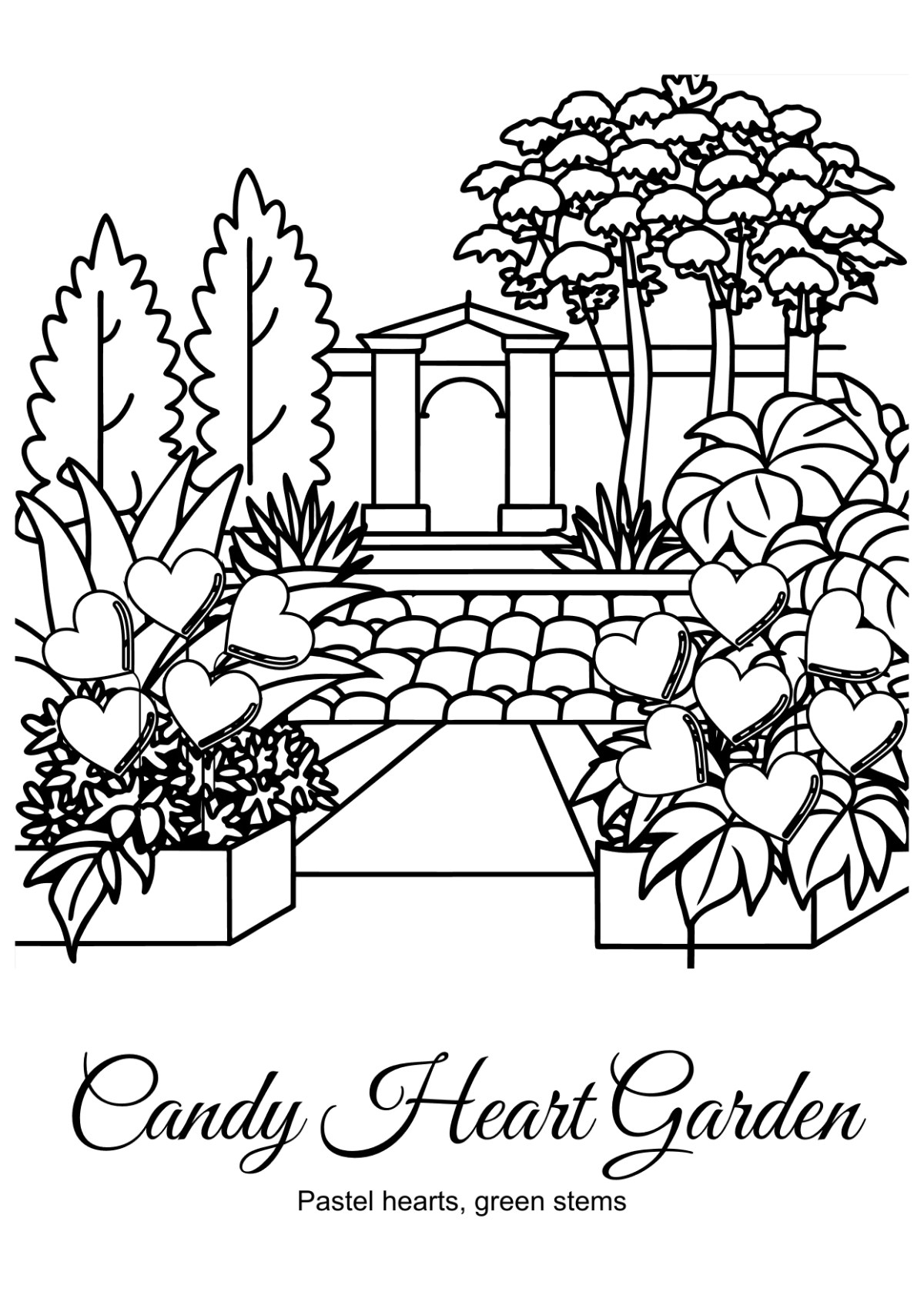 Free Valentine’s Day Coloring Book Template to Edit Online